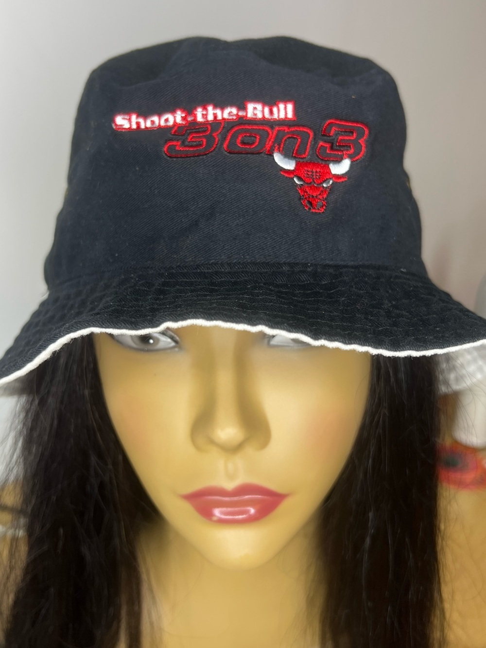 Vintage 90s Chicago Bulls Shoot-the-Bull 3on3 Bucket Hat